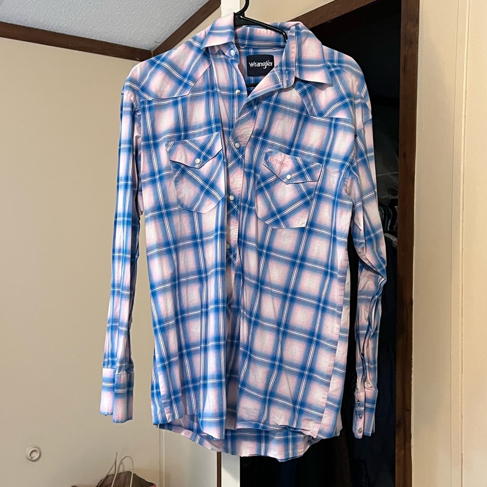 Wrangler Pearl Snap-medium